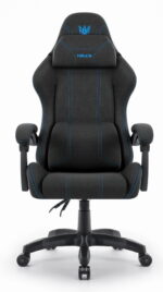 Геймерське крісло Hell's Chair HC-1014 Black Blue тканина - Зображення 2
