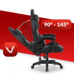 Геймерське крісло Hell's Chair HC-1014 Black Blue тканина - Зображення 6