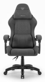 Геймерське крісло Hell's Chair HC-1014 Grey Black тканина - Зображення 2