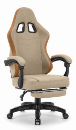 Геймерське крісло Hell's Chair HC-1015 Beige тканина - Зображення 2