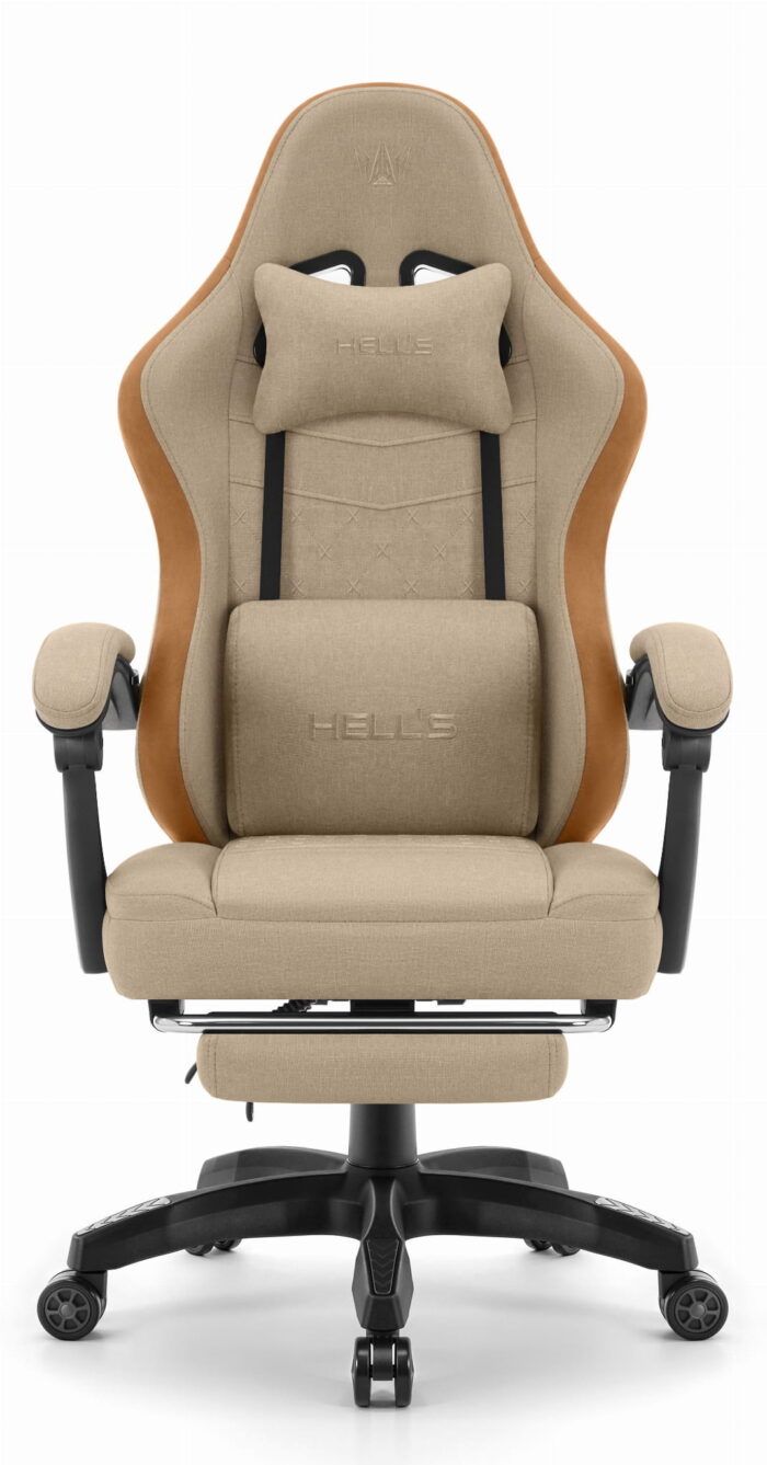 Геймерське крісло Hell's Chair HC-1015 Beige тканина - Зображення 3