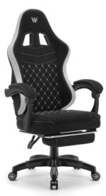 Геймерське крісло Hell's Chair HC-1015 Black Grey тканина - Зображення 2