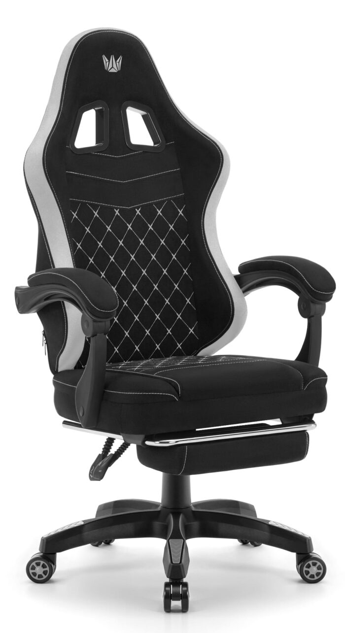 Геймерське крісло Hell's Chair HC-1015 Black Grey тканина - Зображення 2