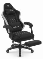 Геймерське крісло Hell's Chair HC-1015 Black Grey тканина - Зображення 5