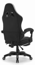 Геймерське крісло Hell's Chair HC-1015 Black Grey тканина - Зображення 7