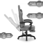 Геймерське крісло Hell's Chair HC-1015 Grey тканина - Зображення 9