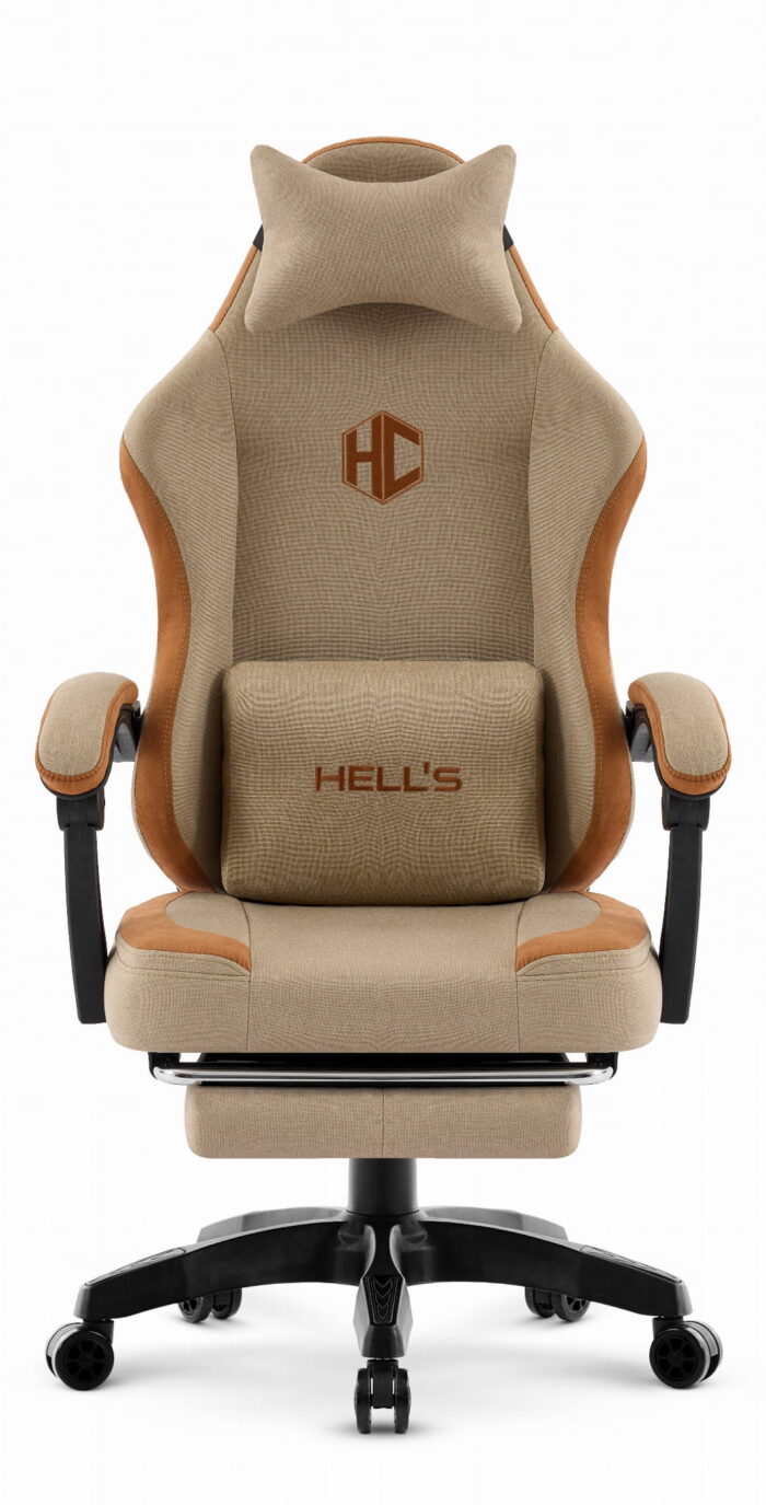 Геймерське крісло Hell's Chair HC-1016 Beige тканина - Зображення 2