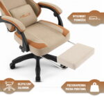 Геймерське крісло Hell's Chair HC-1016 Beige тканина - Зображення 10