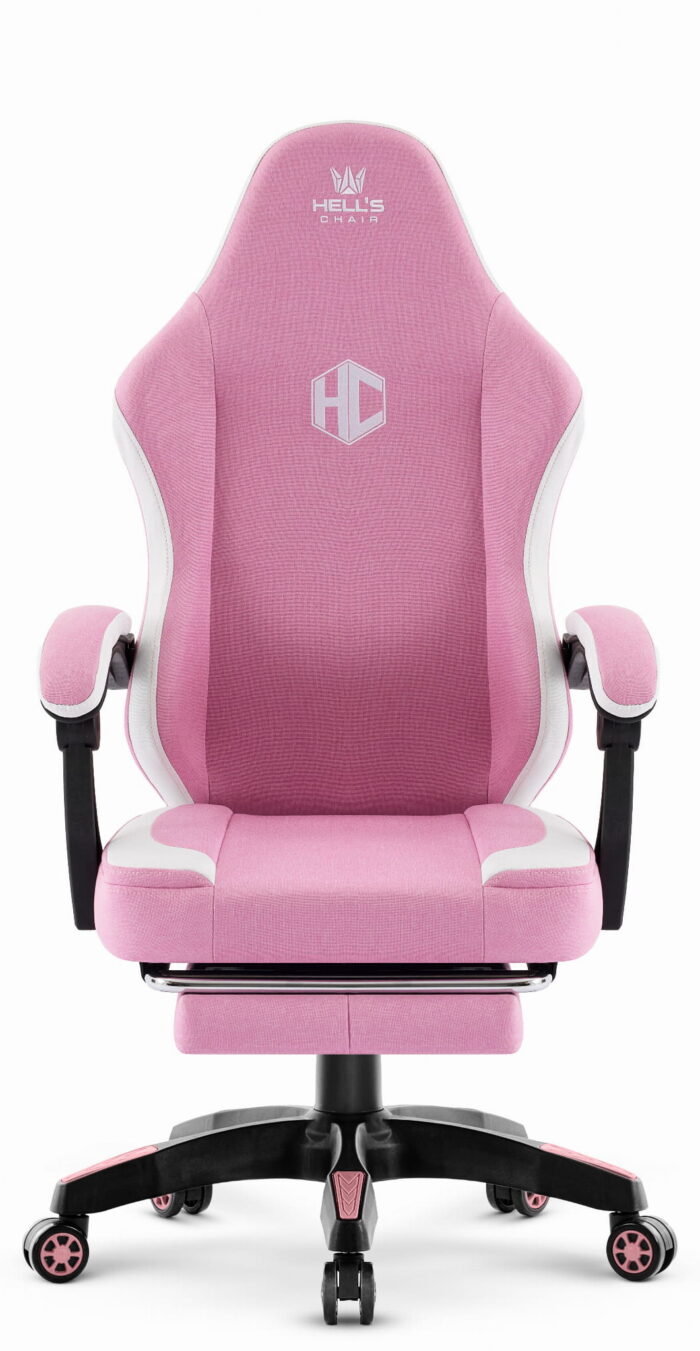 Геймерське крісло Hell's Chair HC-1016 Pink тканина - Зображення 7