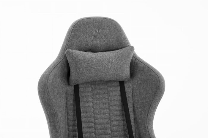 Геймерське крісло Hell's Chair HC-2000 Grey Black тканина - Зображення 6