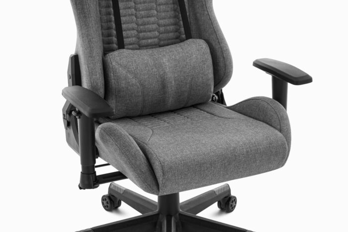 Геймерське крісло Hell's Chair HC-2000 Grey Black тканина - Зображення 7