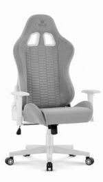 Геймерське крісло Hell's Chair HC-2000 Grey White тканина - Зображення 2
