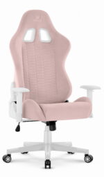 Геймерське крісло Hell's Chair HC-2000 Pink White тканина - Зображення 2