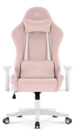 Геймерське крісло Hell's Chair HC-2000 Pink White тканина - Зображення 3