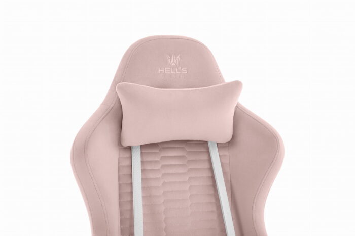 Геймерське крісло Hell's Chair HC-2000 Pink White тканина - Зображення 6