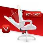 Геймерське крісло екошкіра Hell's Chair HC- 1000 White LED - Зображення 5