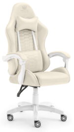 Геймерське крісло тканинне Hell's Chair HC-1000 Beighe - Зображення 9