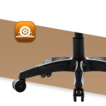 Геймерське крісло Hell's Chair HC-1012 Black  Biege тканина/замша - Зображення 3