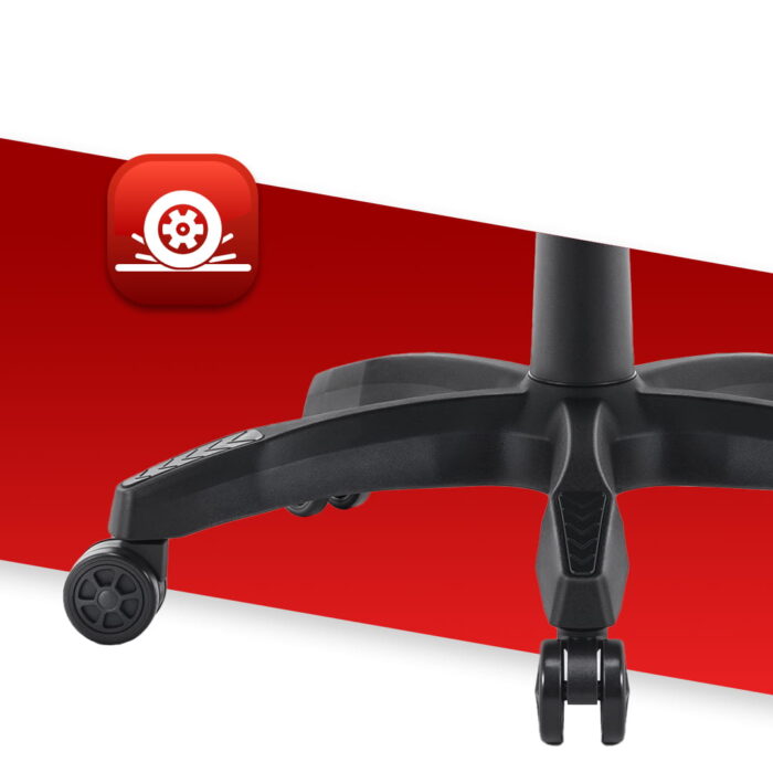 Геймерське крісло Hell's Chair HC-1014 Black Red тканина - Зображення 3