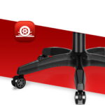 Геймерське крісло Hell's Chair HC-1014 Black Green тканина - Зображення 3