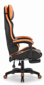 Геймерське крісло Hell's Chair HC-1039 2.0 Orange екошкіра - Зображення 7