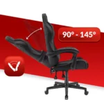 Геймерське крісло тканина Hell's Chair HC- 1004 Black - Зображення 6