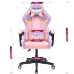 Геймерське крісло екошкіра Hell's Chair HC- 1004 Colorful - Зображення 8