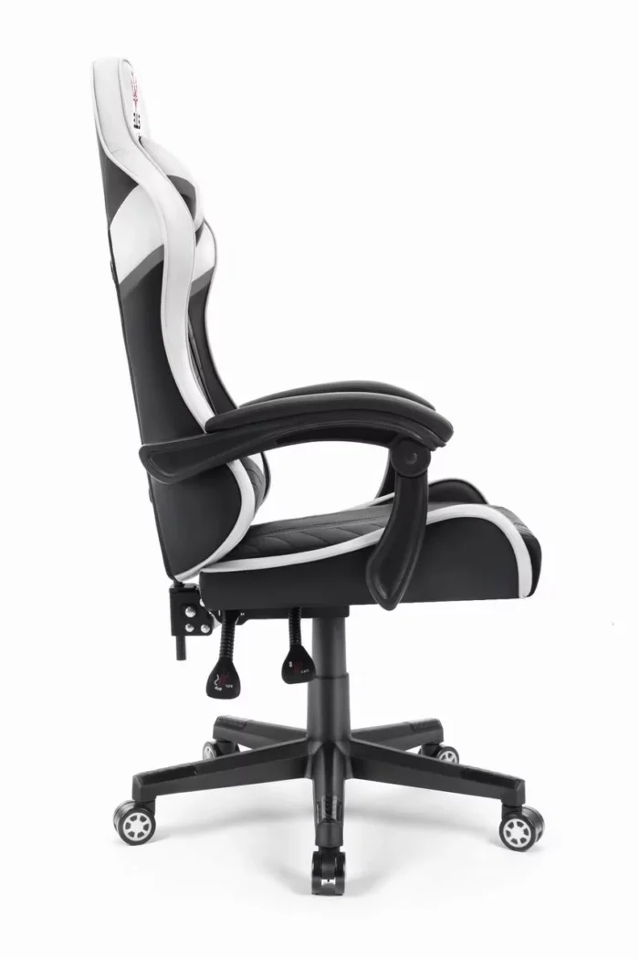 Геймерське крісло екошкіра Hell's Chair HC- 1004 White-Black - Зображення 5