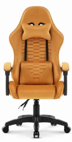 Геймерське крісло тканинне Hell's Chair HC-1000 Gold - Зображення 5