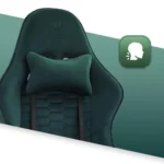 Геймерське крісло тканинне Hell's Chair HC-1000 Green - Зображення 6