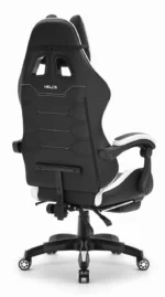 Геймерське крісло Hell's Chair HC-1039 2.0 White (чорно-біле) екошкіра - Зображення 4