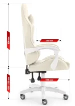 Геймерське крісло тканинне Hell's Chair HC-1000 Beighe - Зображення 3