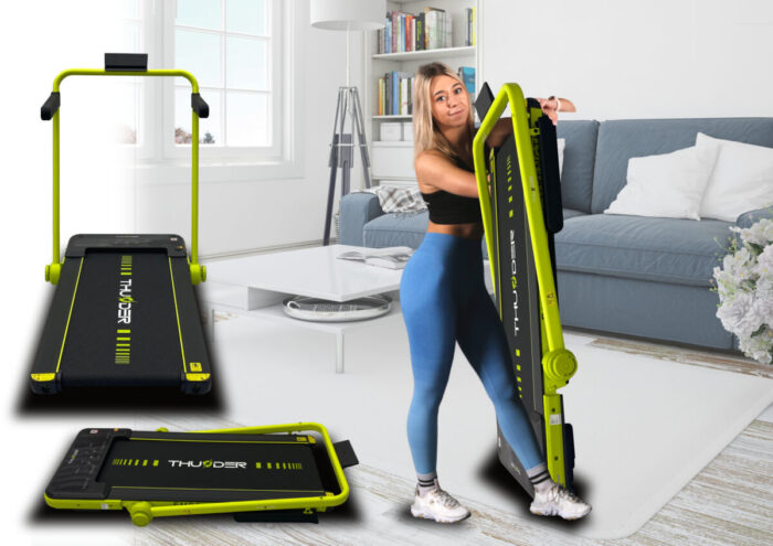 Бігова доріжка електрична THUNDER IMPACT-LIME - Зображення 5