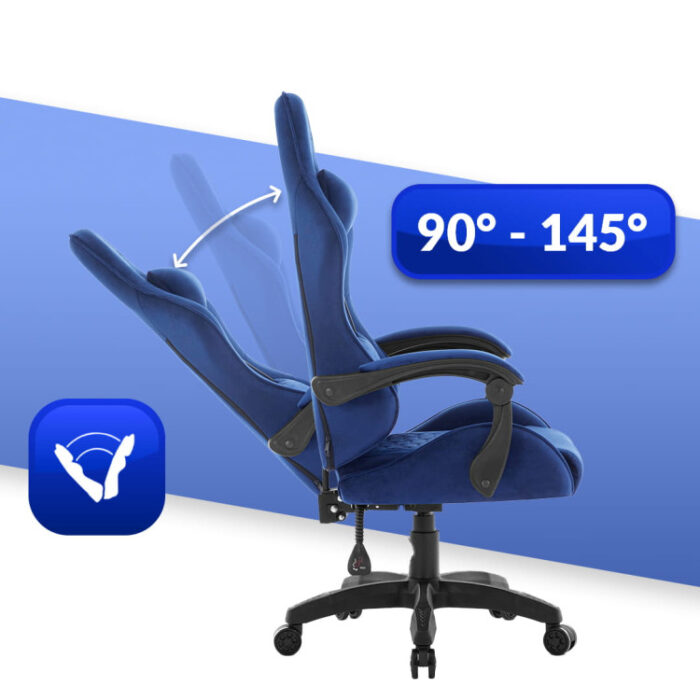 Геймерське крісло тканинне Hell's Chair HC-1000 Dark Blue - Зображення 7