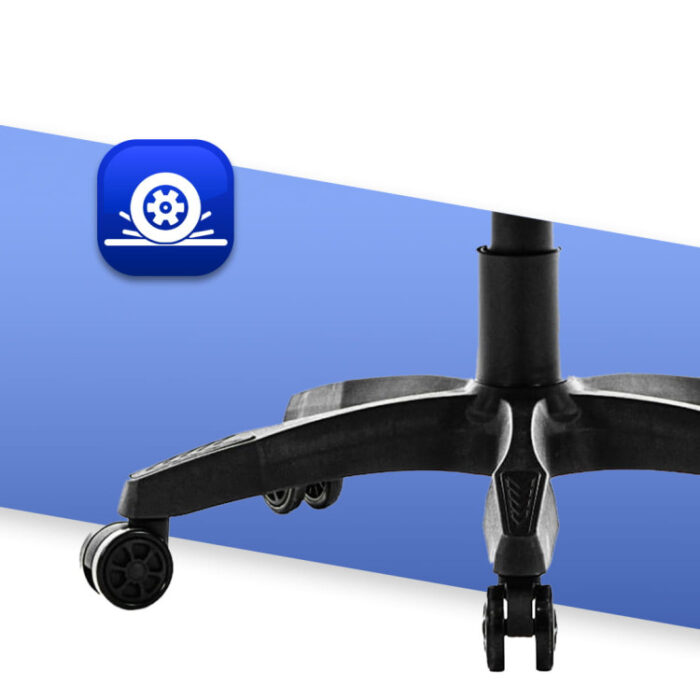 Геймерське крісло тканинне Hell's Chair HC-1000 Dark Blue - Зображення 8