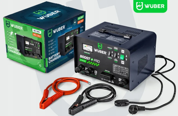 Зарядний пристрій універсальний WUBER 40A 20-400Ah 12V/24V - Зображення 4