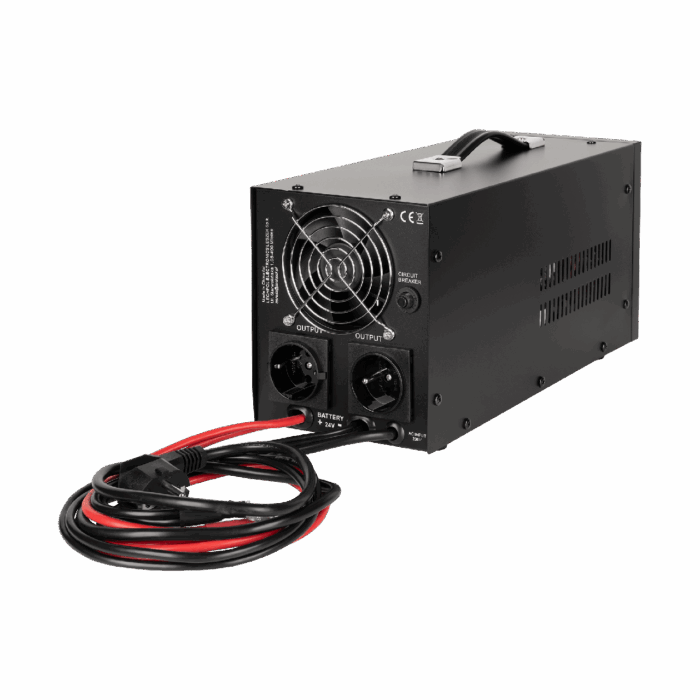 Джерело безперебійного живлення KEMOT PROsinus-1500/24-LFP4 24V 230V 1500VA/1050W (URZ3427-24-LFP4) - Зображення 2