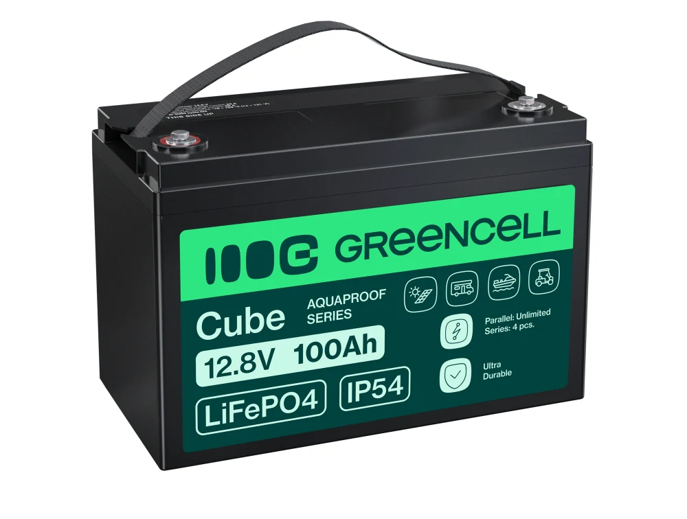 vyrp11_181501 Акумулятор AGM Green Cell 12V 100Ah BMS (LFPGC12V100AH) - Зображення 1