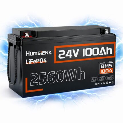 Акумулятор Humsienk LiFePO4 24V 100Ah з BMS HS24V100AH100