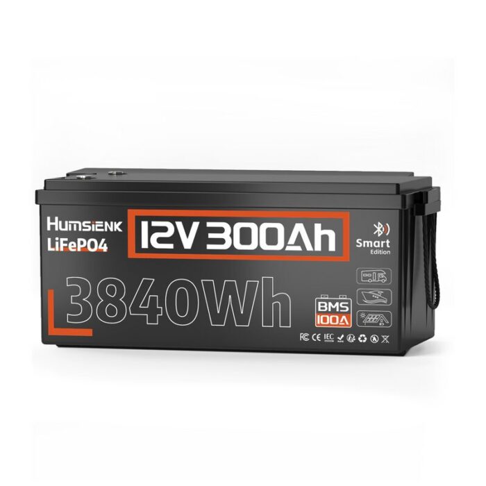 Акумулятор Humsienk 300Ah 12V 100A (HS12V300AH100BT) - Зображення 2
