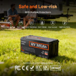 Акумулятор Humsienk 320Ah LiFePO4 12V з Bluetooth 4096Wh (HS12V320AH250BT) - Зображення 3