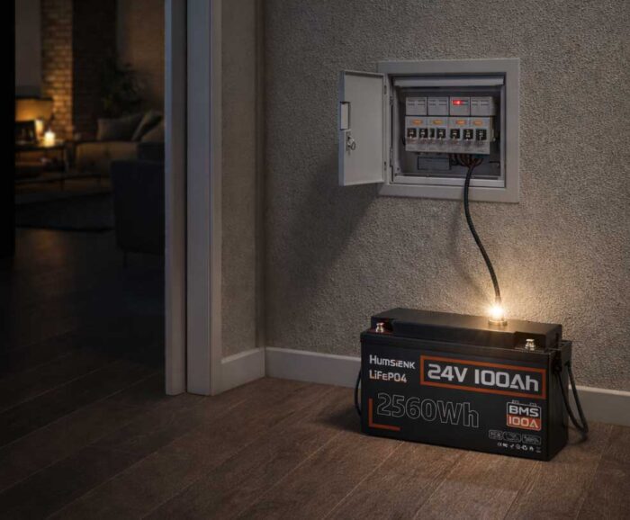 Акумулятор HumSienk 24V 100Ah вдома блекаут