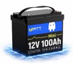 LiFePO4 акумулятор WattCycle MINI 12V 100Ah BT IP65 батарея з BMS 100A