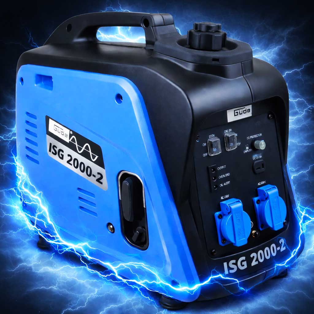GUNO3 Інверторний бензиновий портативний генератор GÜDE ISG 2000-2 40720 19.9 кг 2.0 кВт з чистою синусоїдою