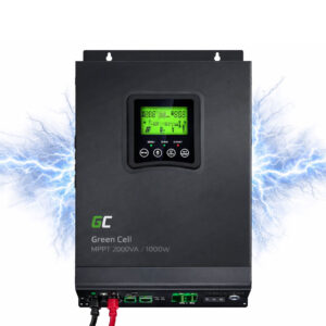 Автономний гібридний інвертор GREEN CELL 2000VA 1000W 12V MPPT INVSOL01