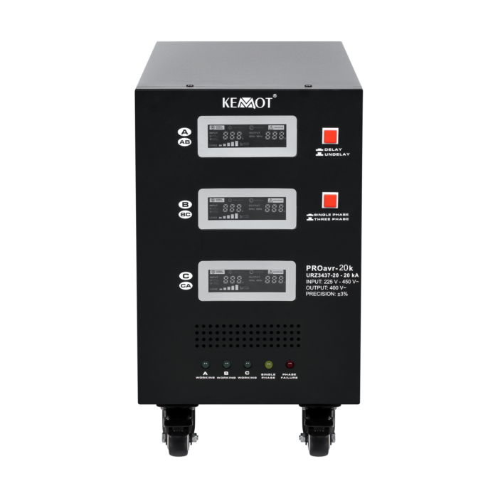 Автоматичний трифазний стабілізатор напруги KEMOT PROavr-20k - Зображення 4
