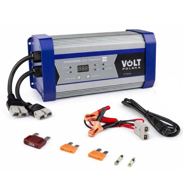 Зарядний пристрій для акумуляторів AGM GEL VRLA LiFePO4 Volt Polska 12V 40A 7-ступінчастий 6PRLIFE40A