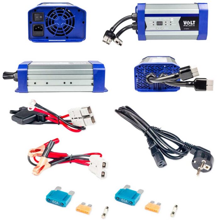 Регульований зарядний пристрій Volt Polska12V 50A 6PRLIFE50A для LiFePO4 AGM GEL акумуляторів