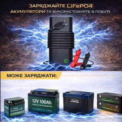 Зарядний пристрій для акумуляторів LiFePO4 LTC Energy 12V 14.6V LXPOE20