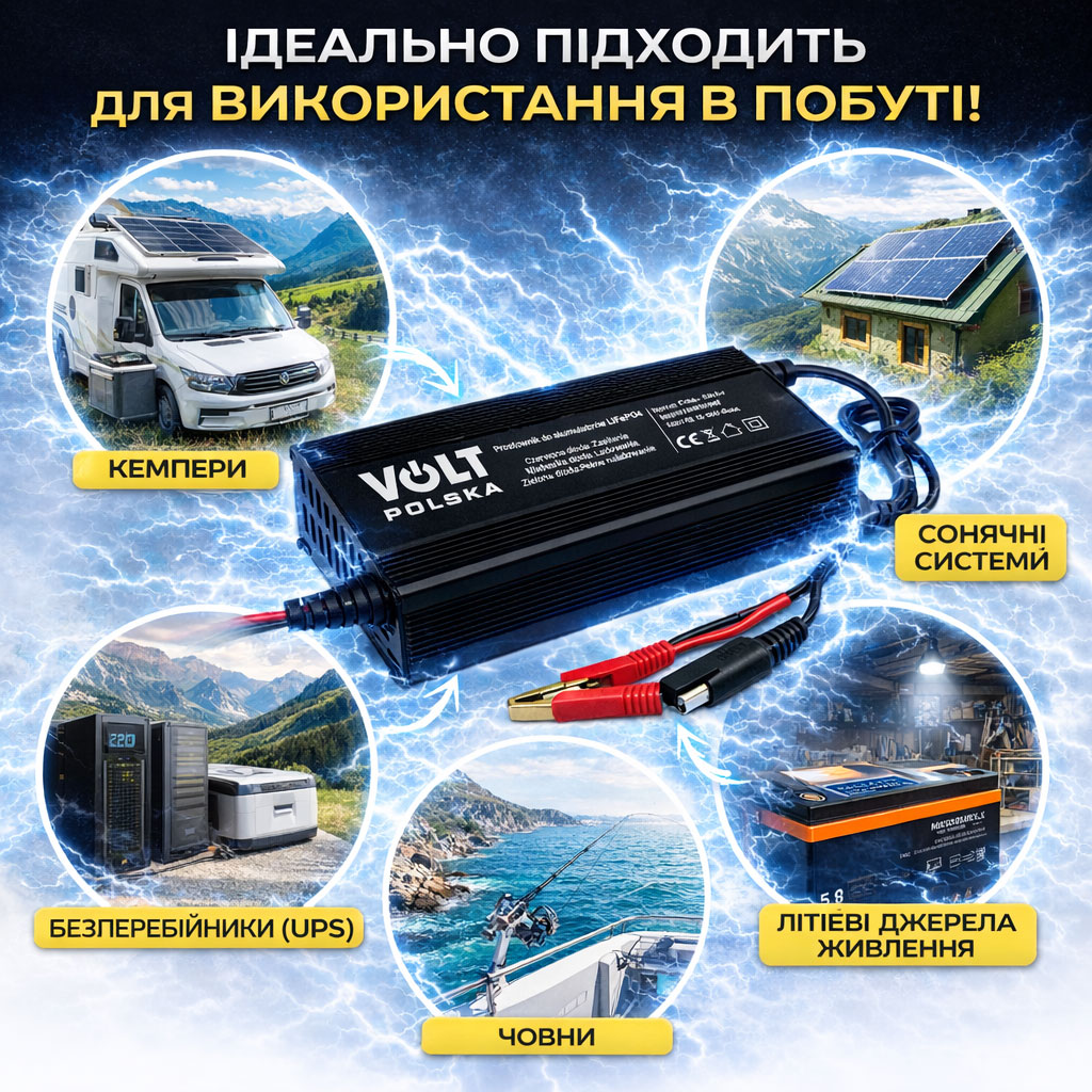 Zariadne6 Зарядний пристрій для акумуляторів LiFePO4 20A Volt Polska 6PRLIFE20A